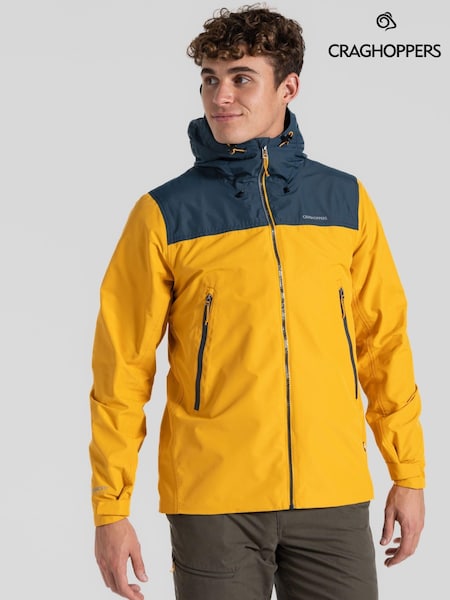 Craghoppers Yellow/Blue Vanth Waterproof Jacket (909464) | €142