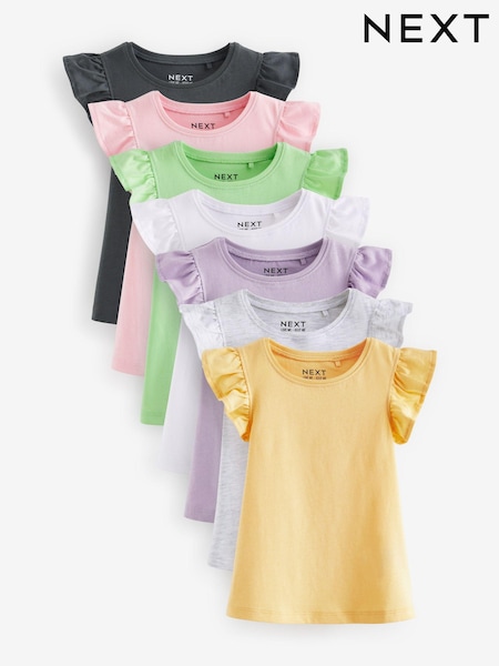 Mehrfarbig - 100% Cotton Basic Vests 7 Pack (3mths-7yrs) (910254) | 18 € - 26 €