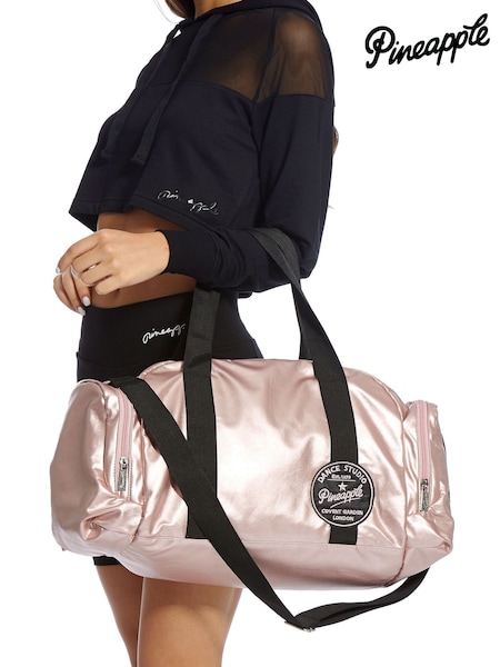 Pineapple Rose Gold Pink Mini Holdall Dance Kit Bag (910642) | ₪161