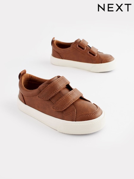 Kellanruskea Ruskea - Two Strap Touch Fastening Trainers (910977) | €23 - €30