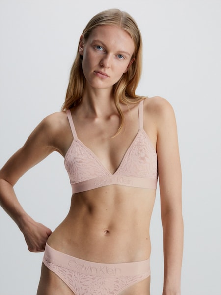 Calvin Klein Wood Intrinsic Lace Triangle Bra (911056) | €24