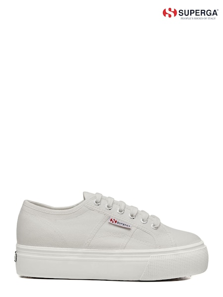 Superga Grey green 2790-Cotw Linea Up And Down Trainers (911144) | €44