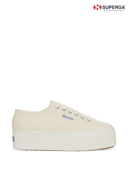Superga Grey green 2790-Cotw Linea Up And Down Trainers (911153) | €44