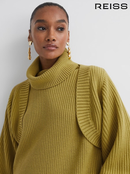 Florere Knitted Blouson Sleeve Shrug (911274) | €202