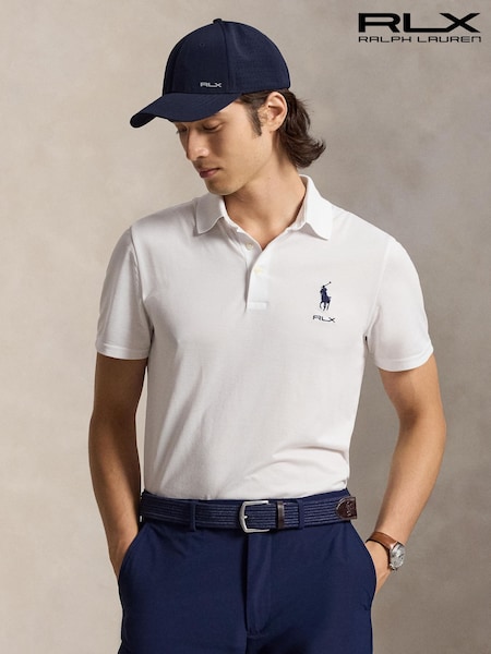 White - Regular Ralph Lauren Rlx Tour Pique Polo Shirts