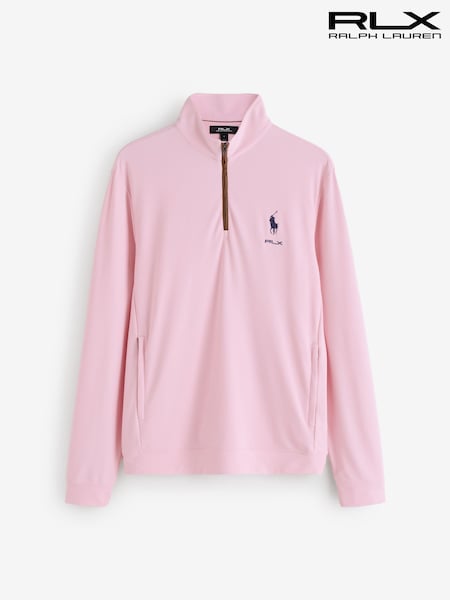 Rozo - Regular Ralph Lauren Rlx Movement Mesh Quarter Zip Sweat Top