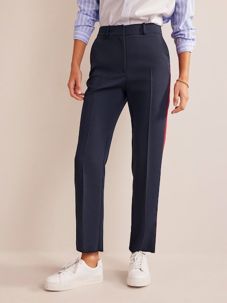 Boden Blue Petite Kew Side Stripe Trousers (912173) | 4,806 UAH