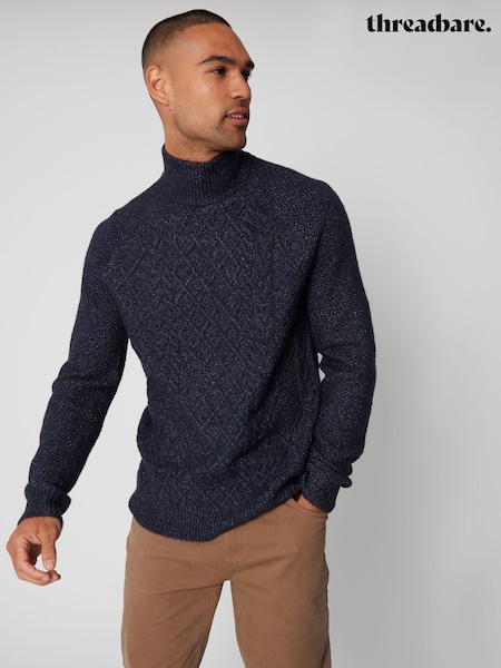 Threadbare Turtle Neck Cable Knit Jumper (912563) | €44