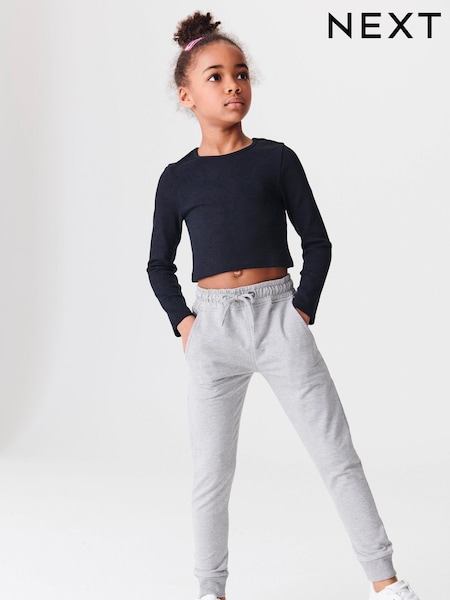 رمادي - Skinny Fit Joggers (3-16yrs) (912613) | ‏60 ر.س.‏ - ‏90 ر.س.‏