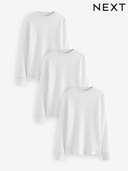 Blanco - 100% Cotton Long Sleeve T-Shirts 3 Pack (1.5-16yrs) (912851) | 17 € - 24 €