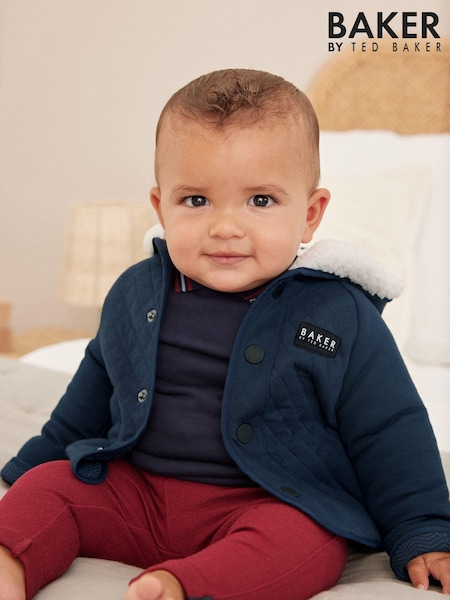 Marineblau - Baker By Ted Baker Steppjacke mit Kapuze (912877) | 23 € - 25 €