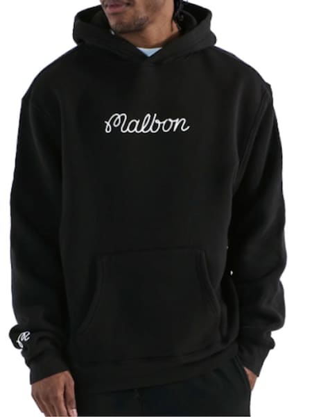 Black - Regular Malbon Fesque Hoodie