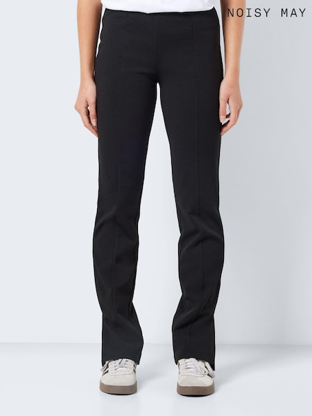 NOISY MAY Black Panel Detail Slim Leg Trousers (913516) | €19