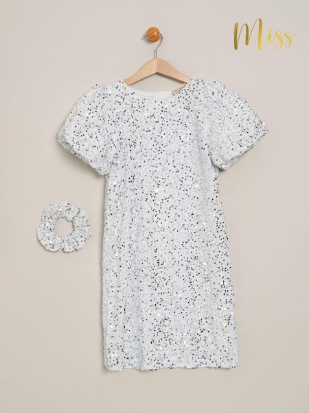 Argint/Argintiu - Set de scrunchie pentru păr Miss Rochie (914138) | 158 LEI