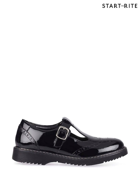 Start-Rite Imagine T-Bar Black School Shoes Standard Width Fitting (914477) | €82