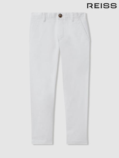 Weiß - Reiss Pitch Slim Fit Casual Chinos (914497) | 62 €