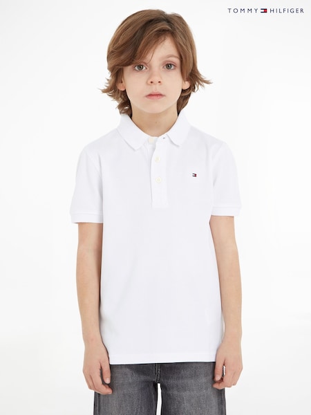 Valkoinen - Tommy Hilfiger Boys Basic Polo Shirt (914600) | €57