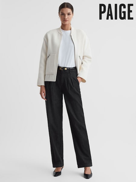 Paige High Rise Tapered Jeans (914791) | AED1,601