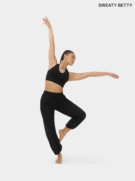 Қара - Sweaty Betty Studio леггинстері