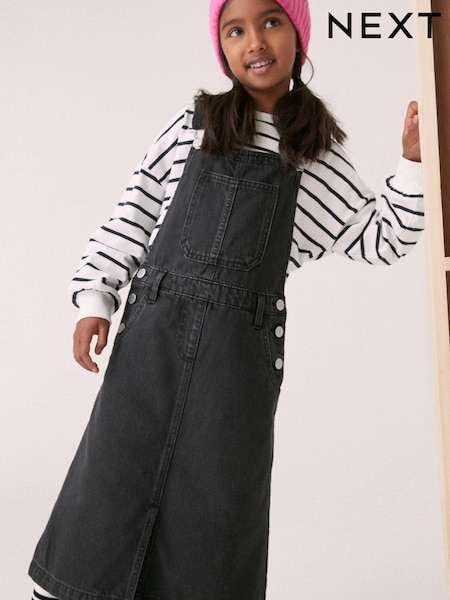 Črna obleka Denim - Maxi Pinafore Dress (3-16yrs) (915308) | € 13 - € 17