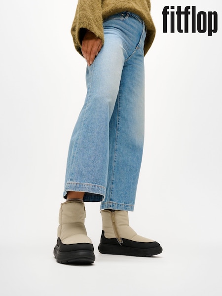 Marrón - Fitflop Iq-comff W/resistant Nylon Boots