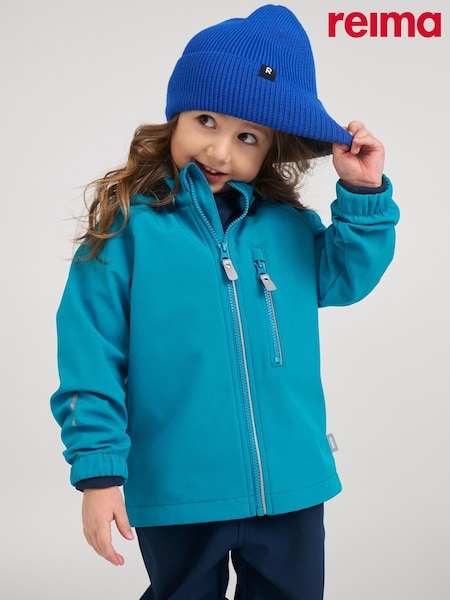 Asul - Reima Water Resistant Vantti Softshell Jacket