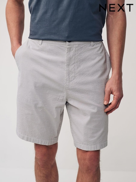 Песочный - Stripe Seersucker Chino Shorts (916483) | €5