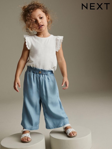 Denim - Wide Leg Trousers (3mths-7yrs) (916791) | 12 € - 14 €