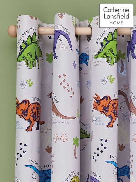 Catherine Lansfield Prehistoric Dinosaurs Reversible Lined Curtains (917319) | €66