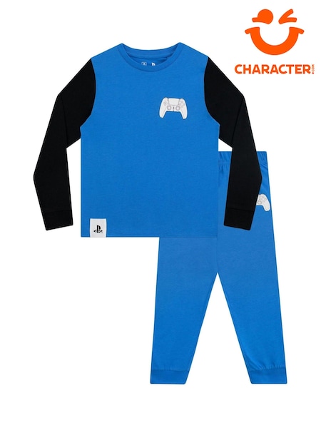 Character Blue Long Sleeve Pyjama Set (917612) | AED110