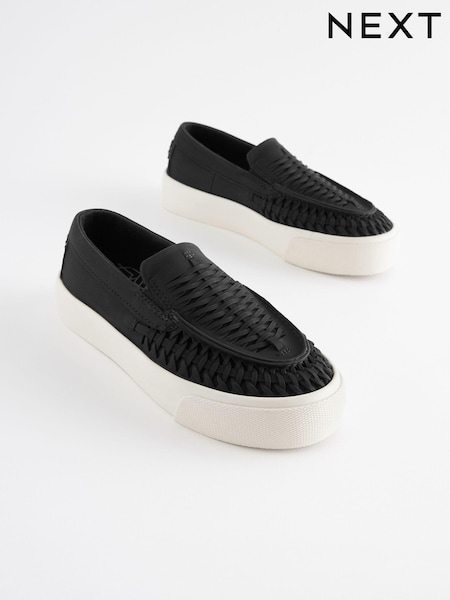 Black Woven Loafers (917814) | €7 - €8.50