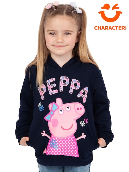 Character Black Peppa Pig 100% Cotton Hoodie (917882) | 79 QAR