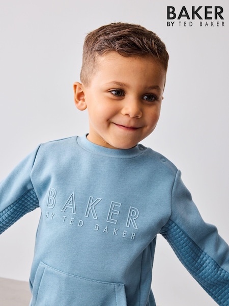 Blau - Baker By Ted Baker Gestepptes Set mit Pullover und Jogginghose (917946) | 27 € - 31 €