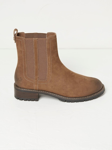 Braun - FatFace Verity Chelsea-Stiefel mit hohem Schaft (918150) | 50 €