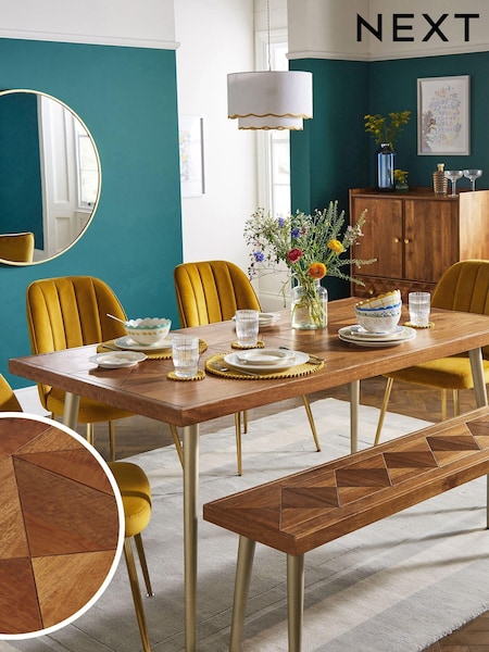Dark Lloyd Mango Wood Dining Table (918184) | €925