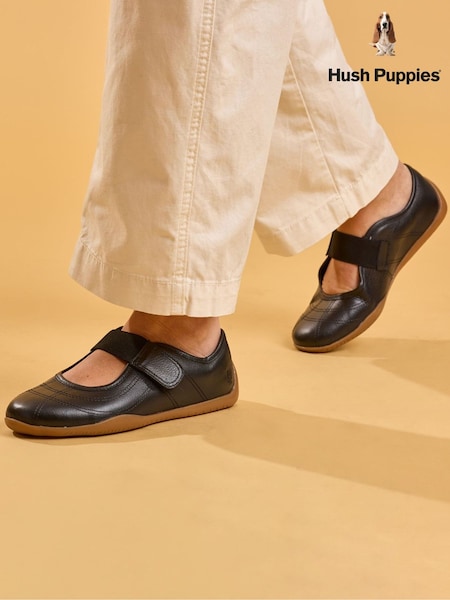 Black - Hush Puppies Juno Shoes