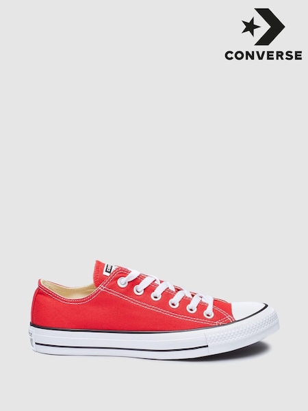 Converse Red Standard Fit Chuck Taylor All Star Ox Trainers (918475) | €69