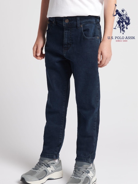 U.S. Polo Assn. Blue Slim Fit Boys 5 Pocket Denim Jeans (918652) | €23 - €28