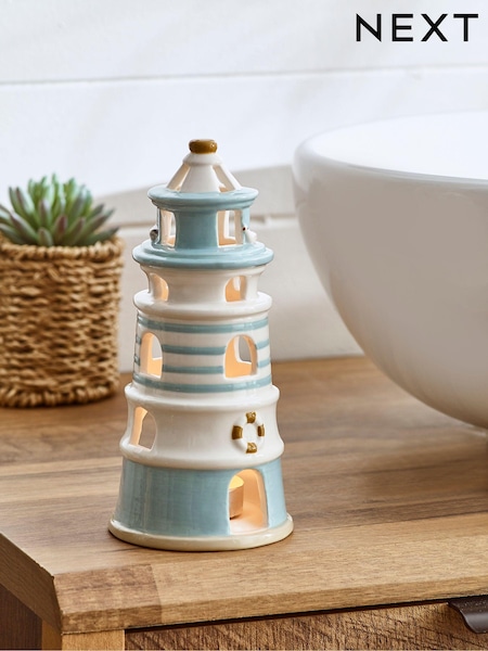 Blue Seaside Lighthouse Tealight Holder (919637) | €18
