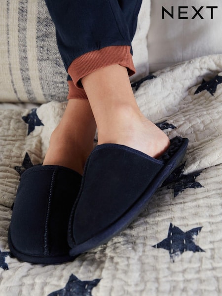 Navy Slip-On Mule Slippers (919923) | € 8 - € 10