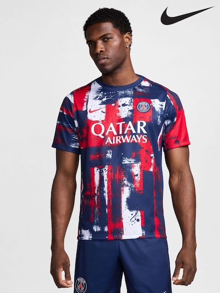 Nike Blue PSG Academy Football T-Shirt (919929) | €40