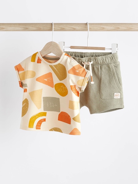 Multi Baby 100% Cotton T-Shirt And Shorts 2 Piece Set (920118) | € 5 - € 7