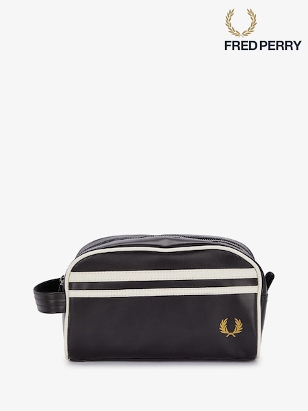 Fred Perry Black PU Washbag (920157) | $86
