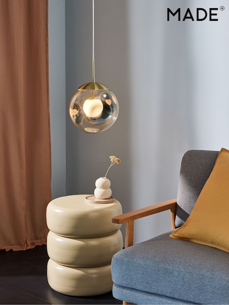 MADE.COM Grey Astrid Pendant Light (920672) | €135