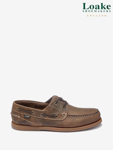 rjava - Loake Lymington Eyelet Boat Shoes (920802) | € 184