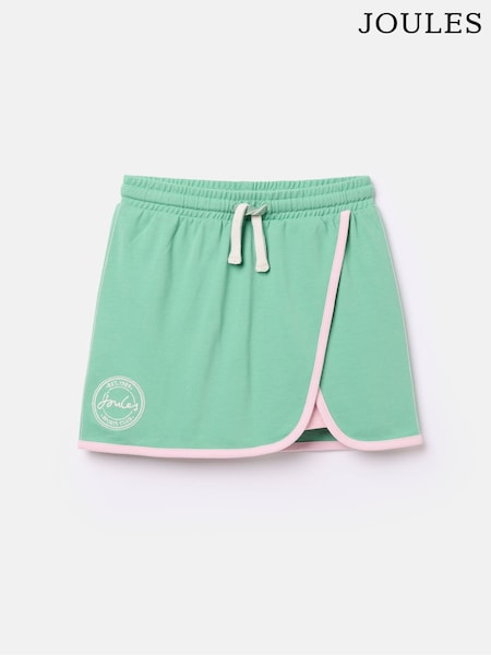 Joules Girls Make A Racquet Green Pique Cotton Skort (921049) | €18 - €19.50