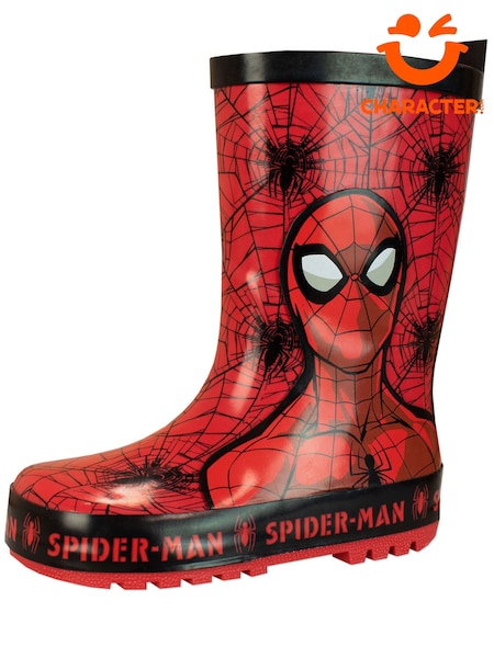 Character Red Spiderman Printed Wellies (921182) | €27