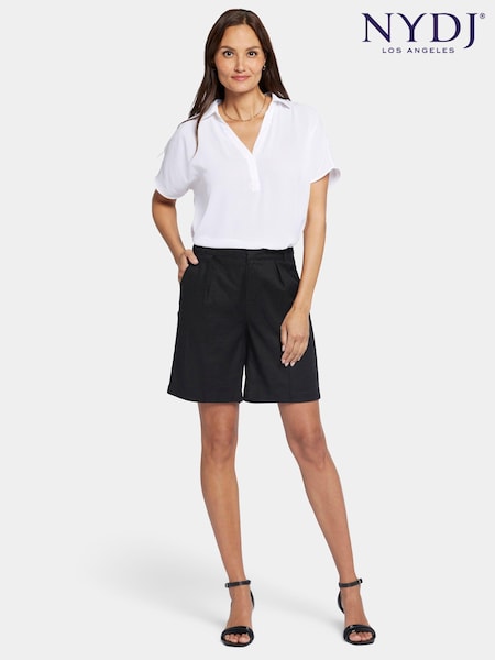 NYDJ Natural Relaxed Stretch Linen Shorts (921493) | €49