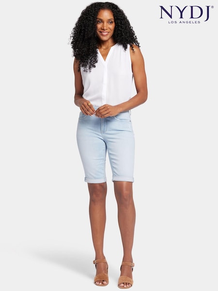 NYDJ Briella Denim White Shorts (921532) | €54