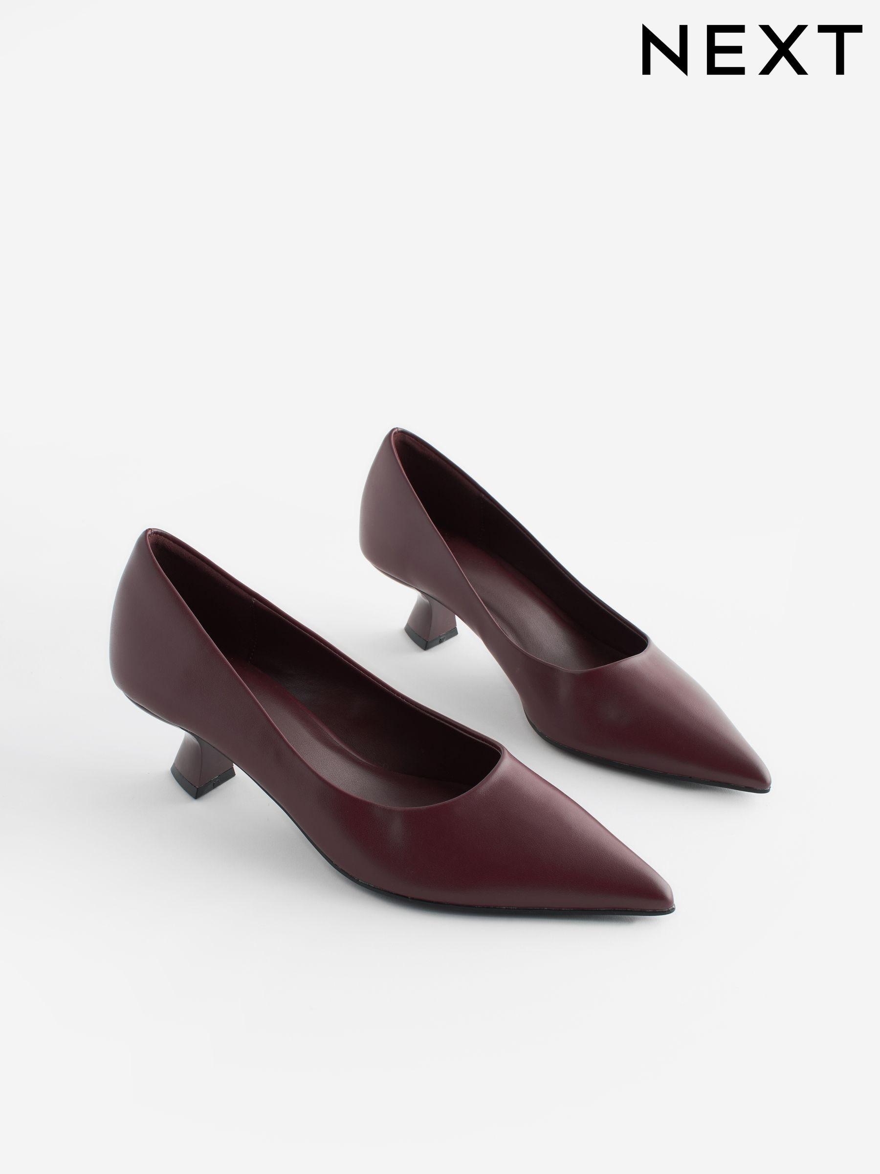 Next ladies black court shoes on sale